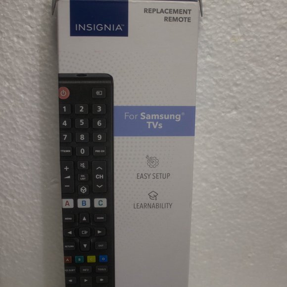 New In Box Insignia Replacement Remote for Samsung TVs - Picture 4 of 6